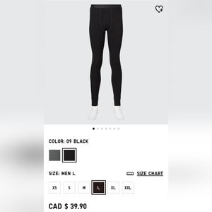 HEATTECH ULTRA WARM TIGHTS MEN